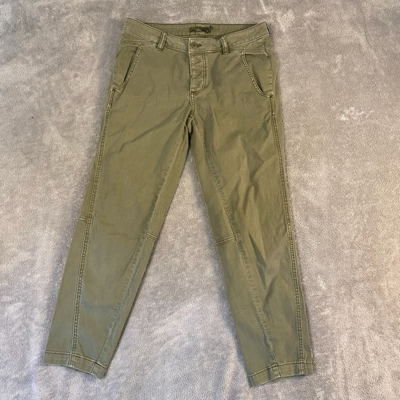 prAna Women's Army Green Hiking Pants Size 2 - Picture 1 of 8